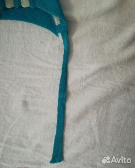 Шапка вязаная детская ссср.не колется