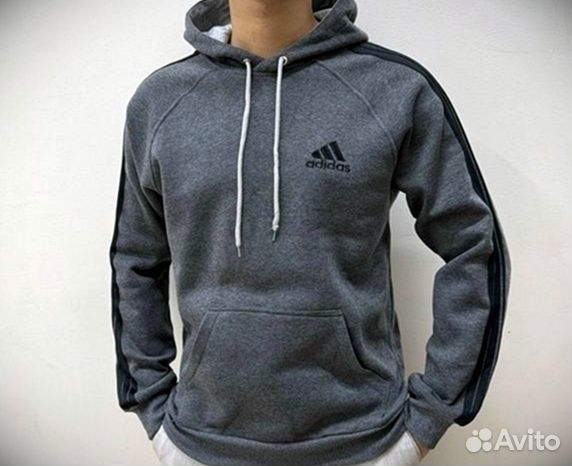 Худи Adidas теплое (на флисе)