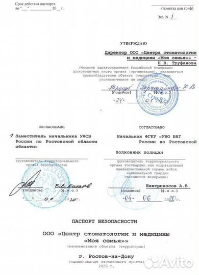 Паспорт антитеррористической безопасности объекта