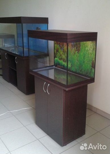 Аквариум100 свет биофильтр фон подставка