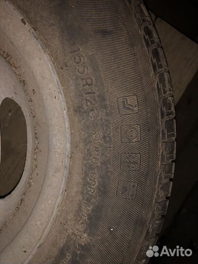 Колеса 155r12c грузовые