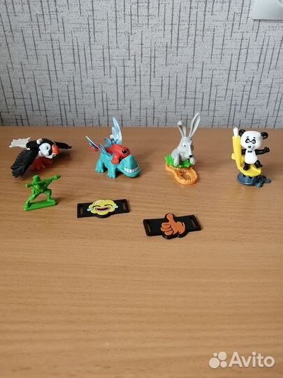 Игрушки из киндера леди баг, natoons и другие