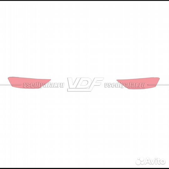 Плёнка для оклейки фар на автомобиле audi A8 (2018