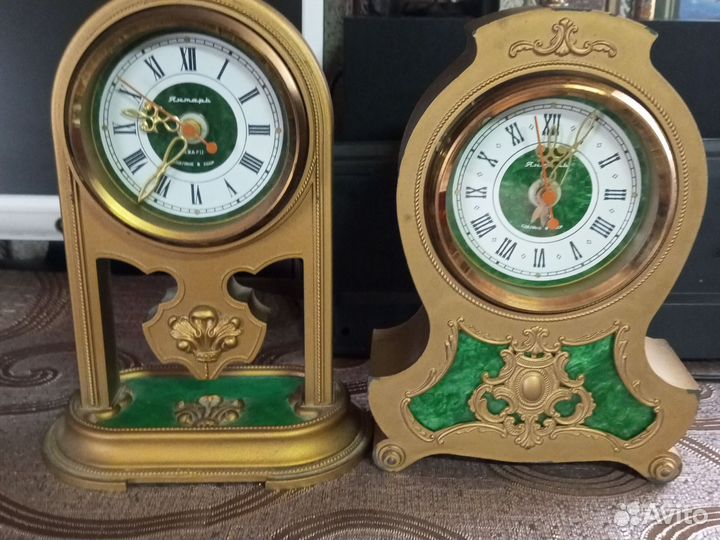 Часы СССР янтарь