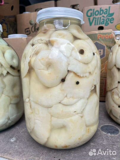 Грузди солено-вареные