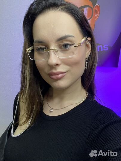 Очки cartier имидж, дужки с компенсаторами