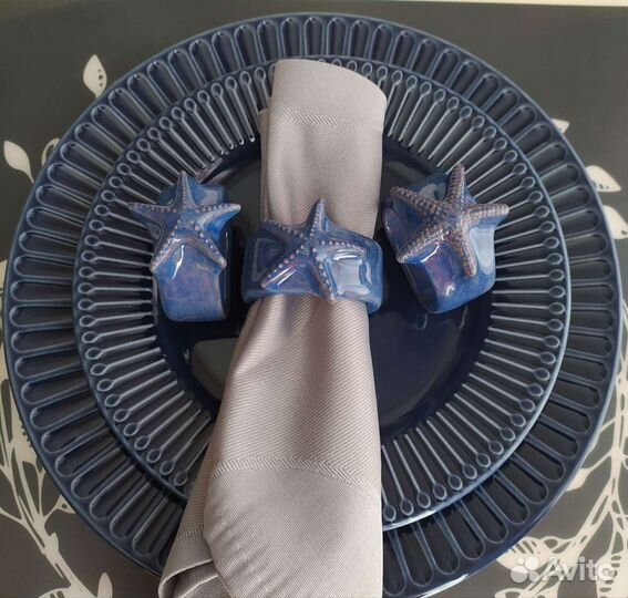 Набор керамических колец для салфеток