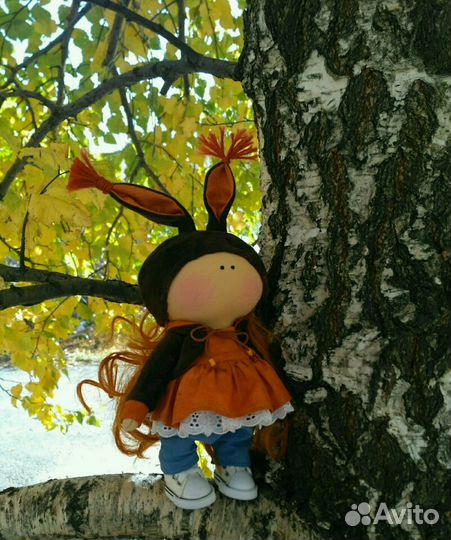 Интерьерная кукла Белочка