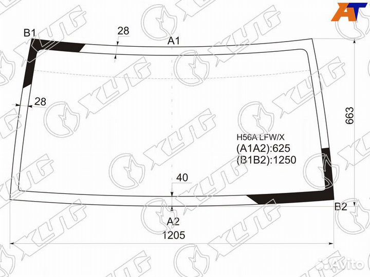 Лобовое стекло mitsubishi pajero junior/mini 98-12