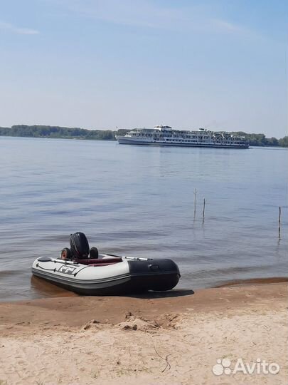 Лодка RiverBoats пвх с мотором Hidea 9.9