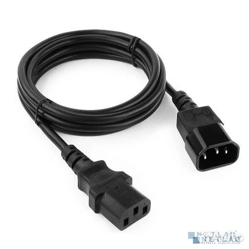 Bion Кабель-удлинитель питания 1.8м, C13-C14 с заз