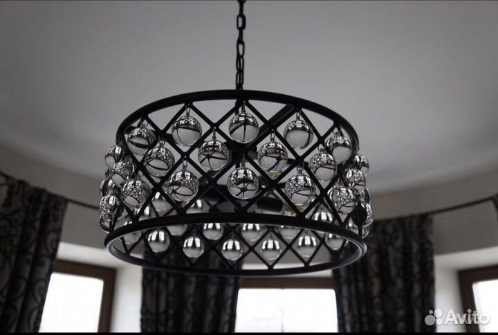 Дизайнерская люстра 48 шаров