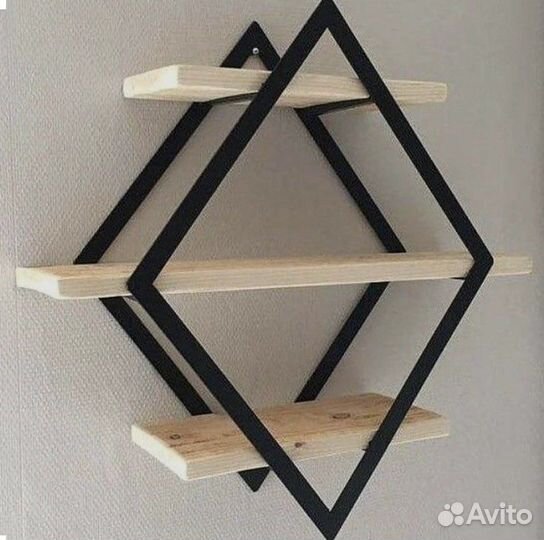 Полка настенная навесная