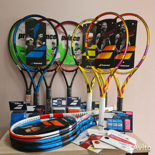 Новые теннисные ракетки Babolat, Prince, Wilson