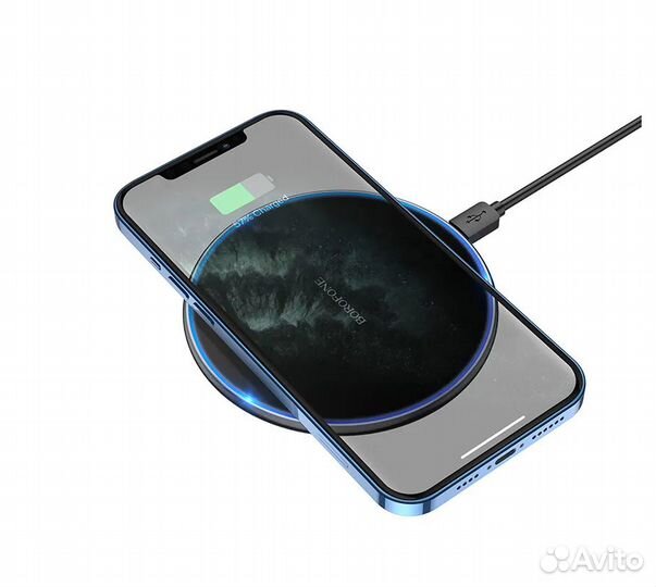 Беспроводная зарядка 15W мощная borofone BQ3PRO