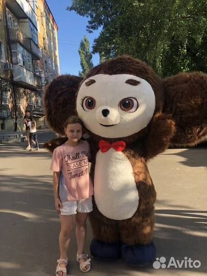 Чебурашка, Панда, Белый Мишка, Зайка