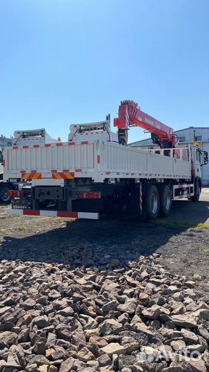 Бортовой грузовик Howo T5G с КМУ Sunhunk, 2024