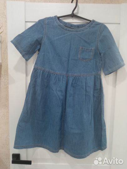 Джинсовое платье р. 44