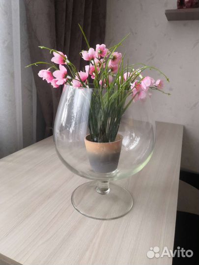 Аквариум-Бокал для золотой рыбки