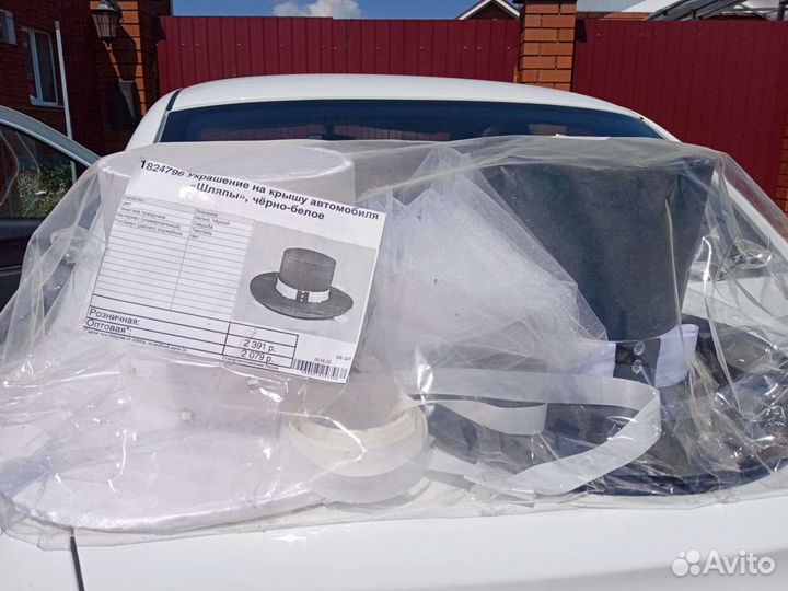 Свадебные аксессуары на машину