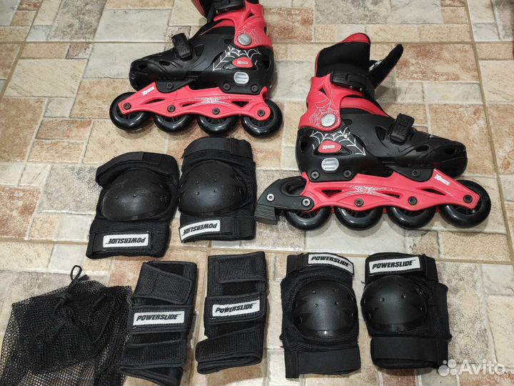 Детские ролики и защита