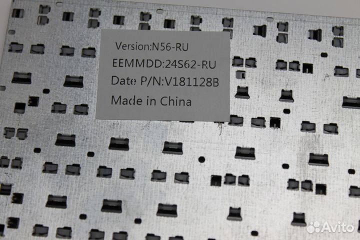 Клавиатура для ноутбука Asus N56 (черная)