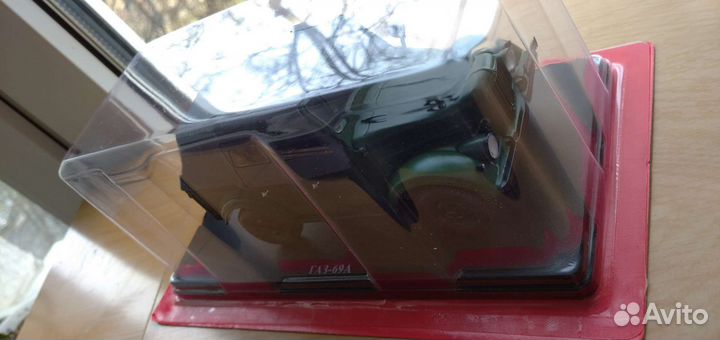 Модель автомобиля газ-69А 1:24 Ашет #59