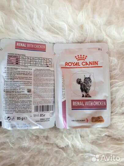 Влажный корм Royal Canin Renal для кошек с хпн