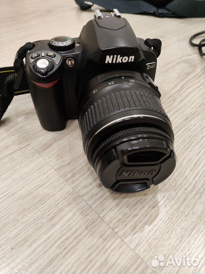 Зеркальный фотоаппарат nikon d40