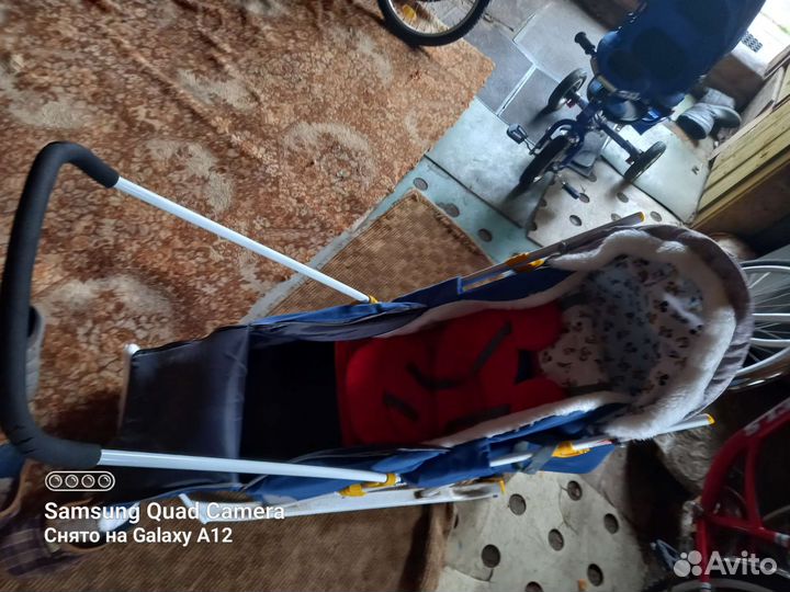 Детские санки коляска