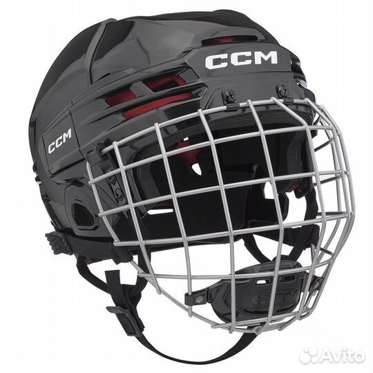 Шлем CCM Tacks 70 L Black S22 Sr с маской чёрный