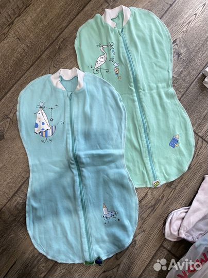 Детские вещи пакетом для новорожденного 50 56 62