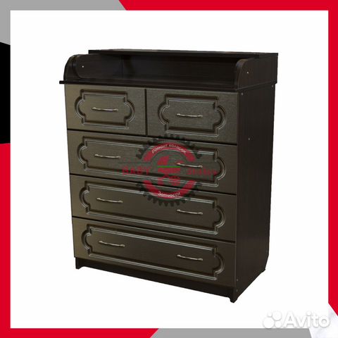 Пеленальный комод 80/5 мдф (венге) ролики