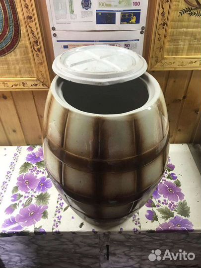 Керамическая бочка