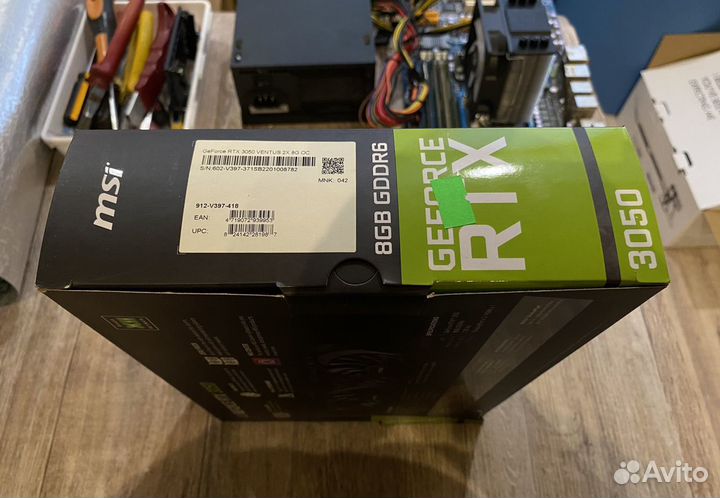 Видеокарта RTX 3050 8Gb