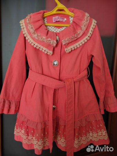 Пальто для девочки 160/72