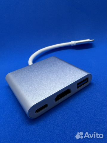 Адаптер type c 3 в 1 / внешняя видеокарта