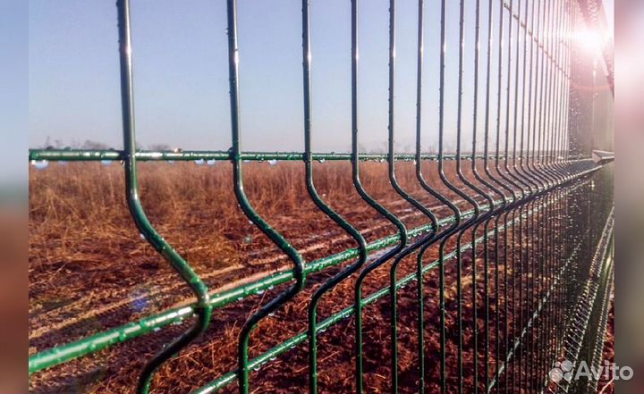 Забор из 3д сетки