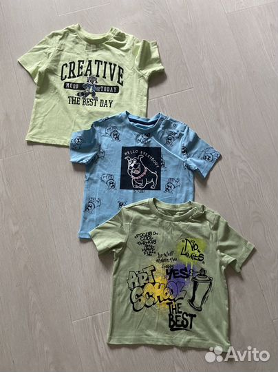 Футболка, рубашка, бомбер, носочки