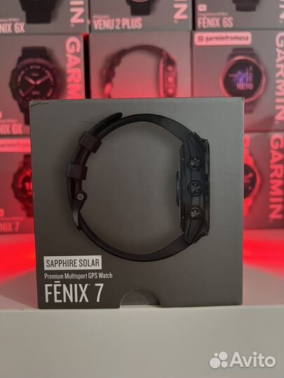 Garmin fenix 7 sapphire solar titanium dlc