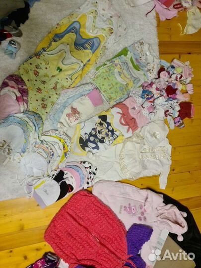 Детские вещи пакетом для девочек от 0