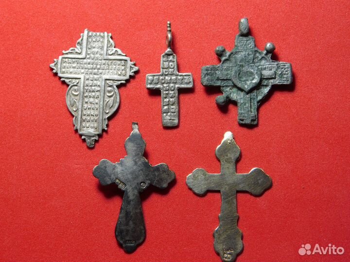 Крестики серебро