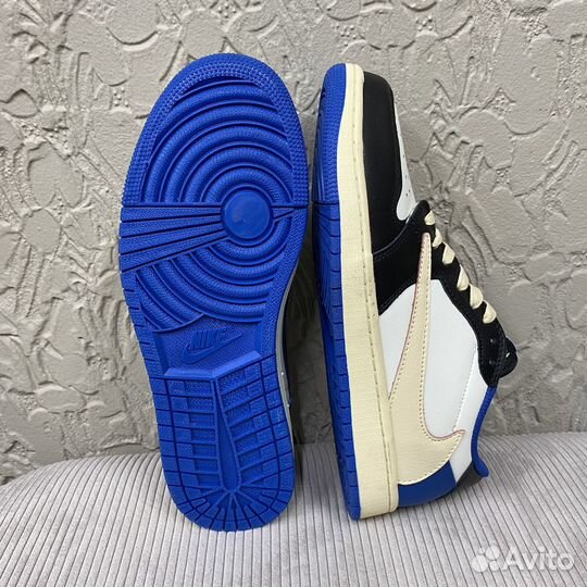 Кроссовки мужские Air jordan 1 low fragment
