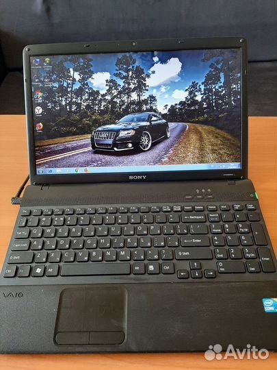 Отличный ноутбук Soni Vaio vpce Core i3