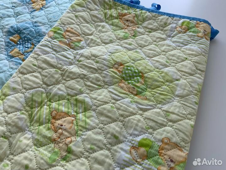 Бортик в детскую кроватку двусторонний