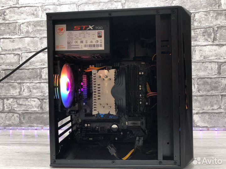 Игровой пк R7 2700X / B450M / 16Gb RAM