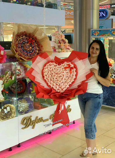 Сладкие букеты из конфет. Съедобные букеты