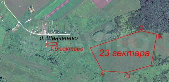 Участок 1,5 га (ИЖС)