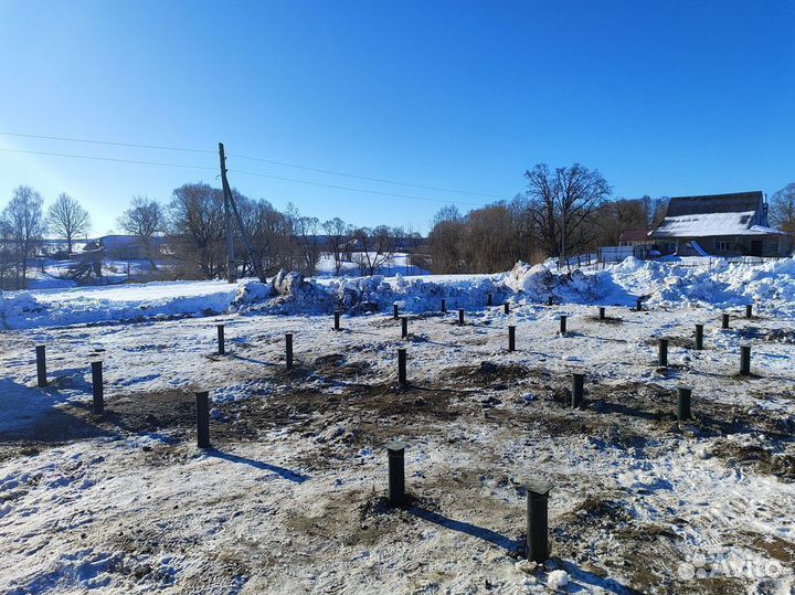 Свайный фундамент / Винтовые сваи под ключ
