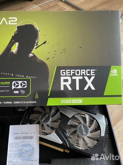 Видеокарта rtx 2060 super 8gb